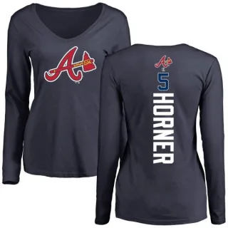 Ozzie Albies Atlanta Braves Men's Backer T-Shirt - Ash